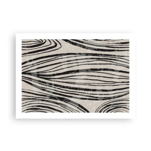 Poster - Una palude di linee - 70x50 cm