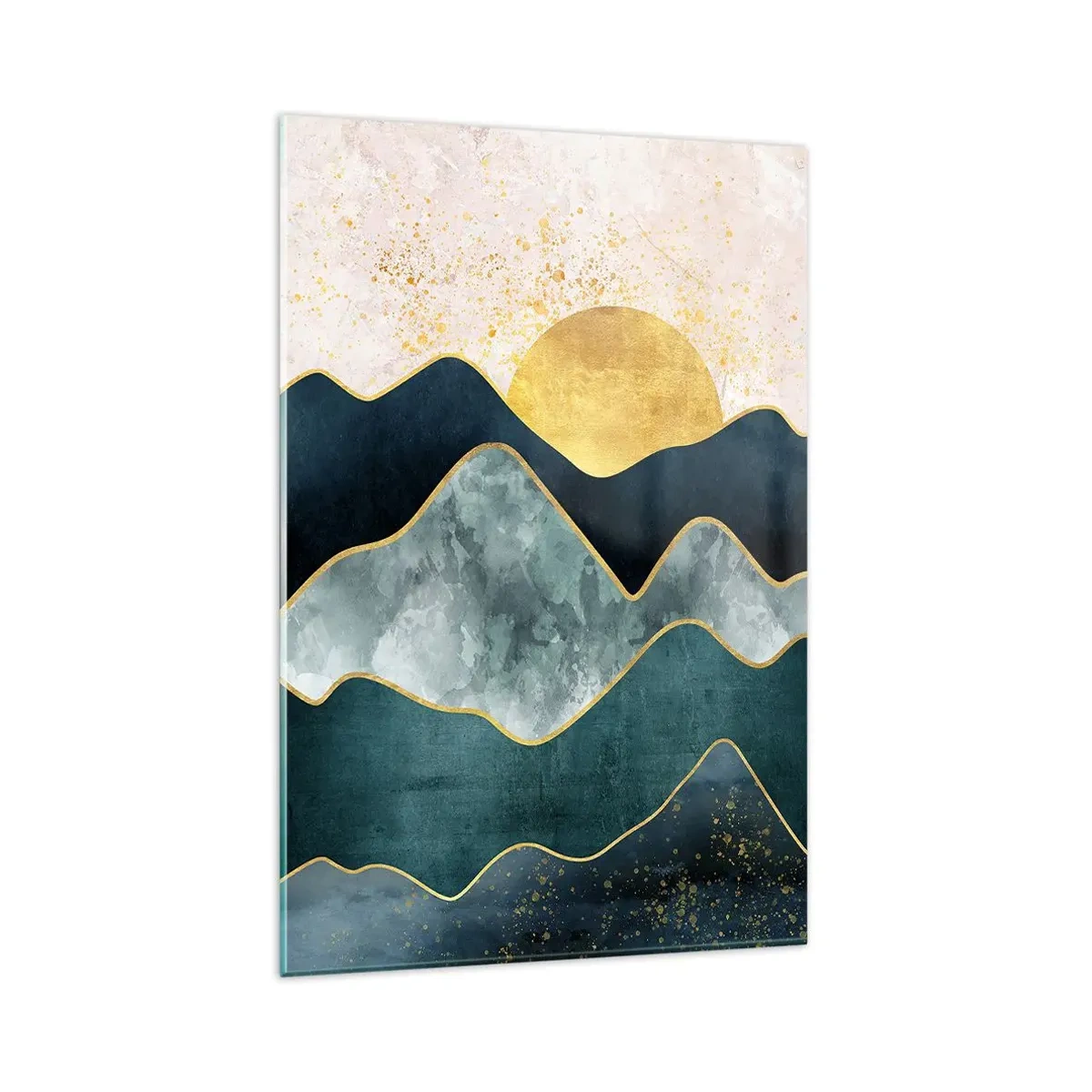 Quadro su vetro - Dopo sette monti - 80x120 cm