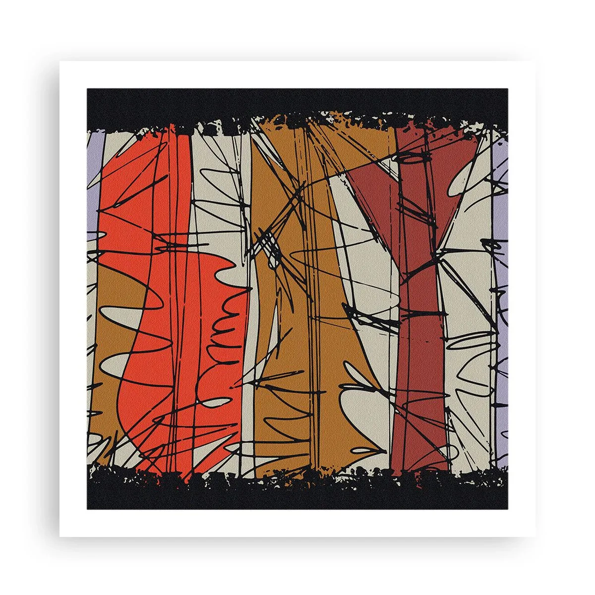 Poster - Composizione spontanea - 60x60 cm