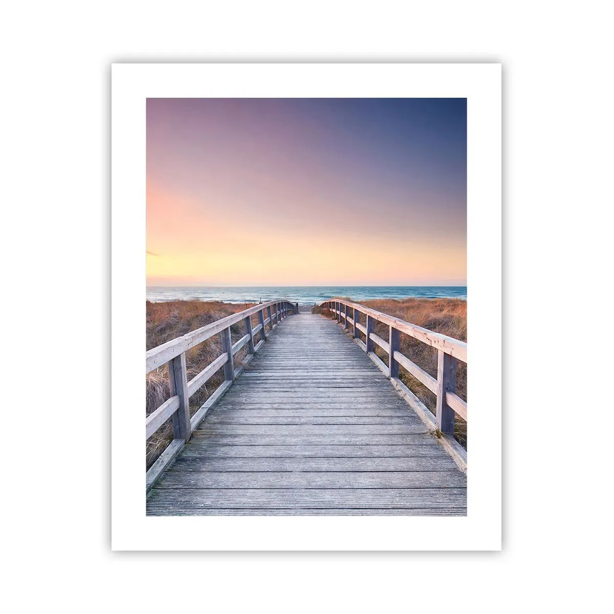 Poster - Aurora serale baltica - 40x50 cm
