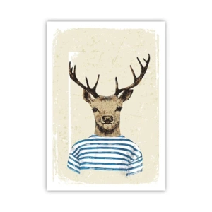 Poster - Mi piacciono le camicie a righe! - 70x100 cm