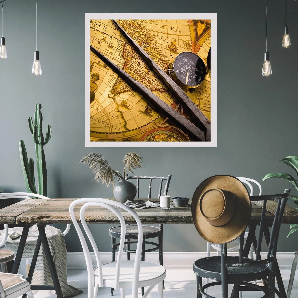 Poster - Dove sono questi tesori? - 60x60 cm