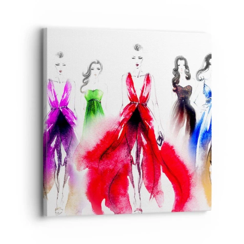 Quadro su tela - Stampe su Tela - Voglia di vestiti - 30x30 cm