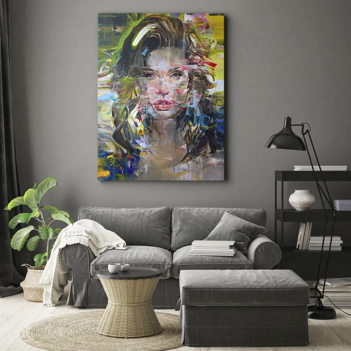 Quadro su tela - Stampe su Tela - Dietro una tenda di vento - 45x80 cm