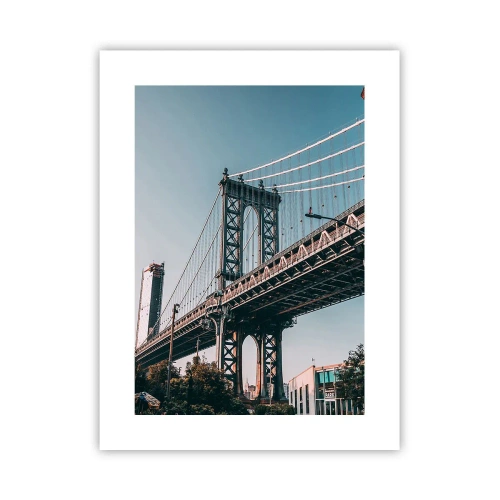 Poster - Sopra le onde della città - 30x40 cm