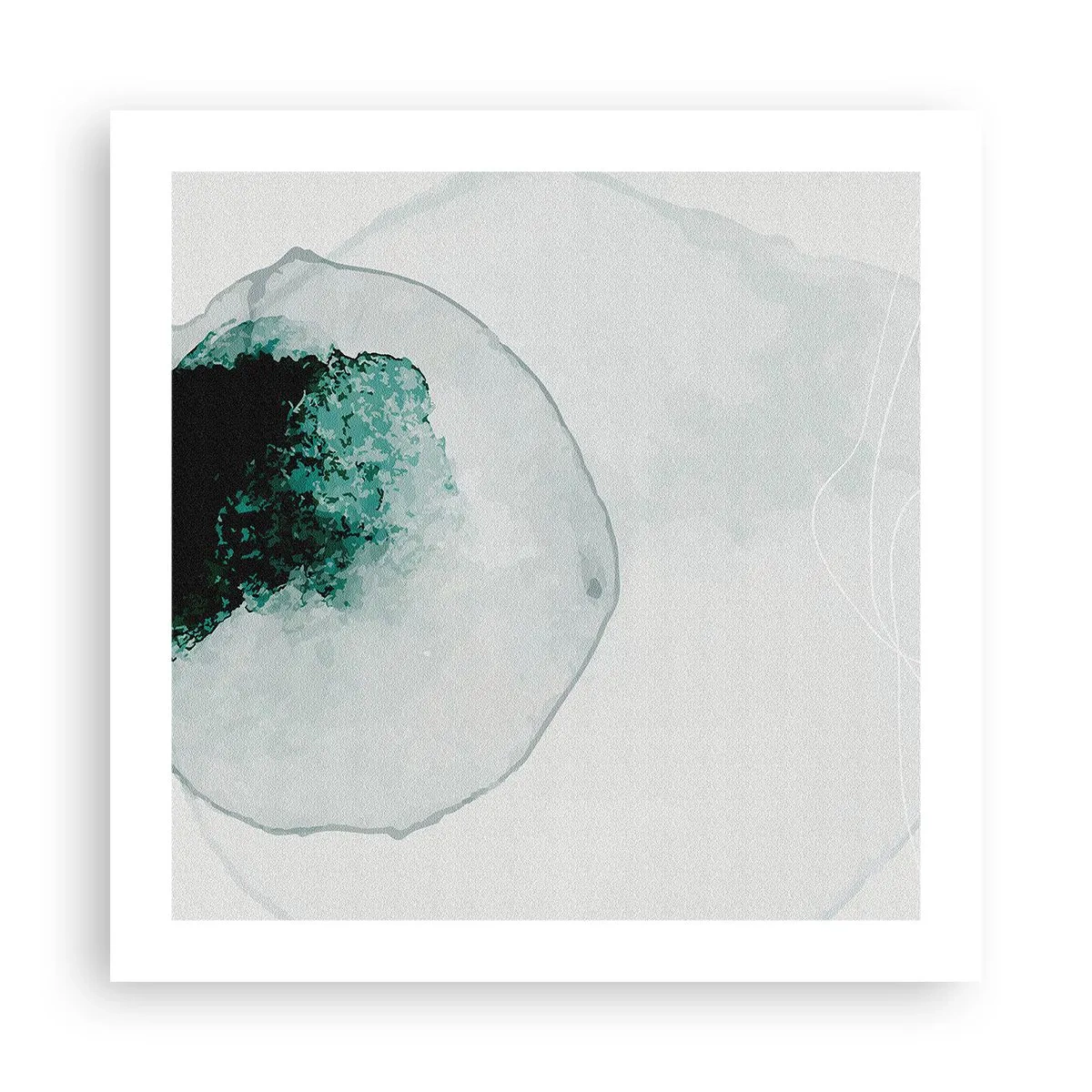 Poster - In una goccia d'acqua - 50x50 cm