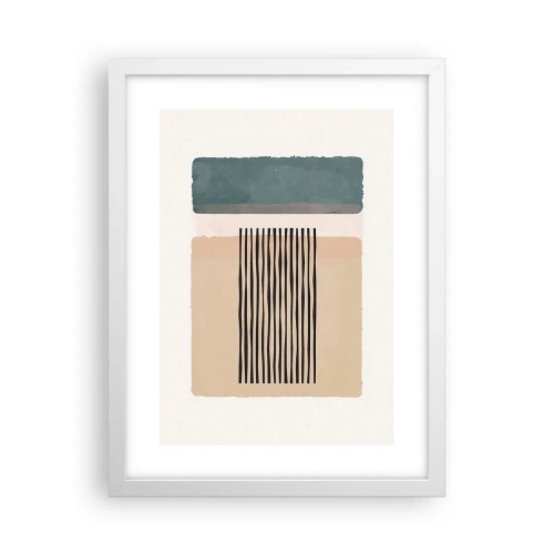 Poster in cornice bianca - Tutto a posto - 30x40 cm