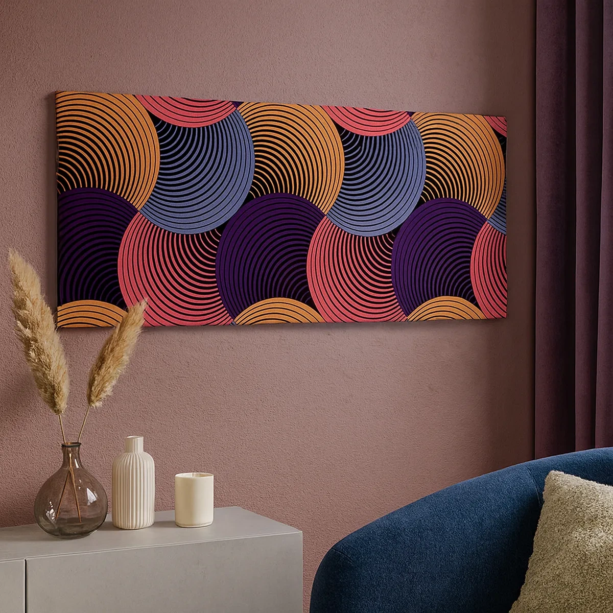 Quadro su tela - Stampe su Tela - Al ritmo delle sfere - 30x30 cm