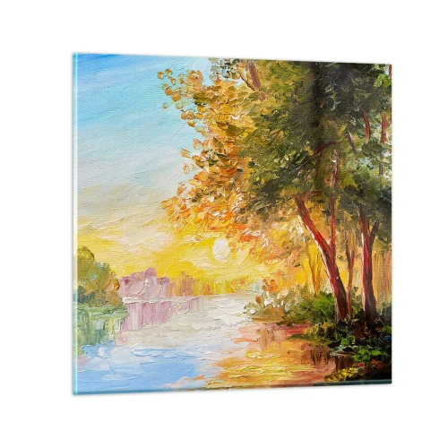 Quadro su vetro - Et in Arcadia ego - 30x30 cm