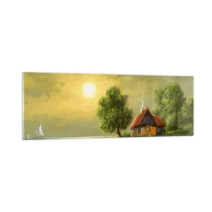 Quadro su vetro - Bello come un quadro - 90x30 cm