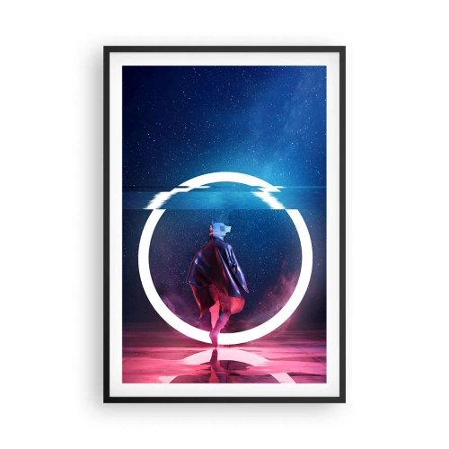 Poster in cornice nera - Tra due mondi - 61x91 cm