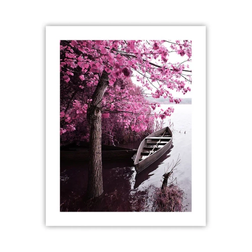Poster - Nel silenzio rosa - 40x50 cm