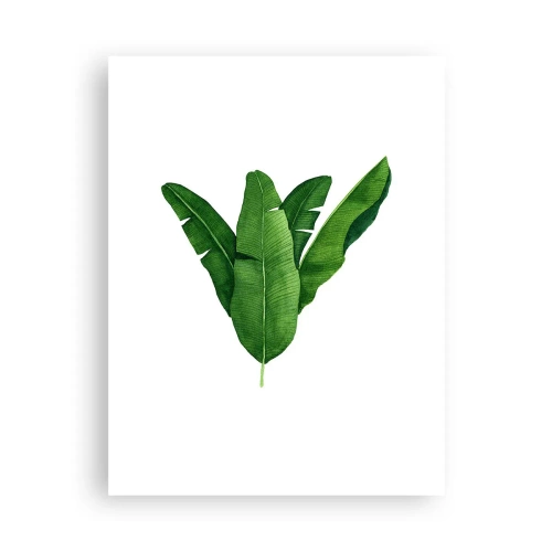 Poster - Simmetria verde - 30x40 cm