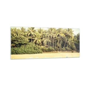 Quadro su vetro - Forse qui? - 100x40 cm