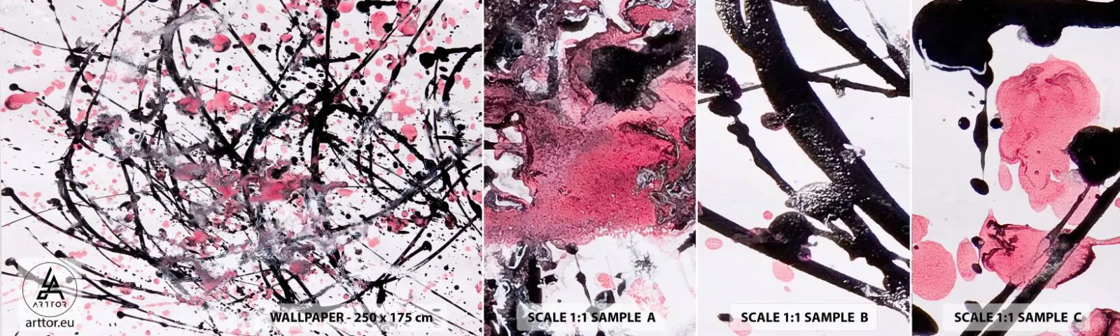 Campione Di Fotomurale Standard Eco - La natura passeggera della vita - Astrazione, Pezzo, Modello moderno - 100x30 cm