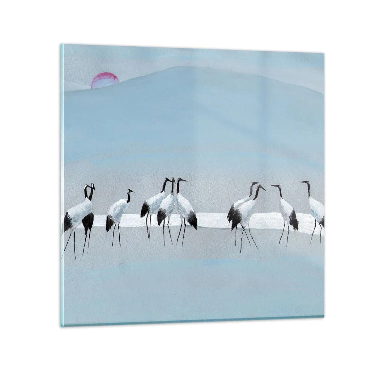 Quadro su vetro - Dopo un giorno rovente - 70x70 cm