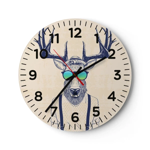 Orologio da parete - Orologio in Vetro - E chi ti aspettavi? - 40x40 cm