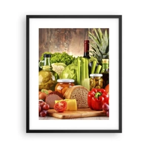 Poster in cornice nera - Affumicati, arrostiti, marinati - 40x50 cm
