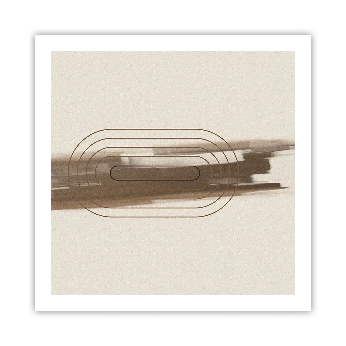 Poster - Un soffio di grigio - 60x60 cm