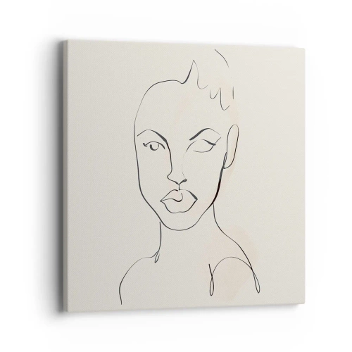 Quadro su tela - Stampe su Tela - Profilo di sensualità - 40x40 cm