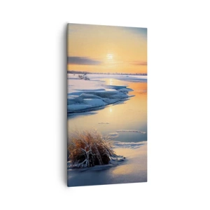 Quadro su tela - Stampe su Tela - Tramonto invernale - 55x100 cm