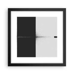 Poster in cornice nera - Dritto allo scopo - 30x30 cm