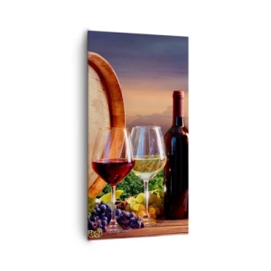 Quadro su tela - Stampe su Tela - Qui la vita ha gusto - 65x120 cm