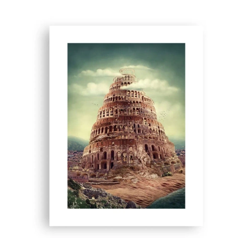 Poster - La torre di Babele - 30x40 cm