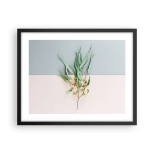 Poster in cornice nera - Delicatezza pastello - 50x40 cm