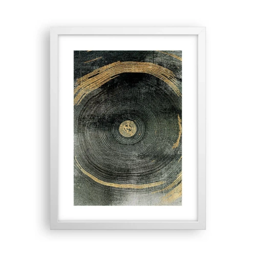 Poster in cornice bianca - Cambiamento e persistenza - 30x40 cm