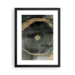 Poster in cornice nera - Cambiamento e persistenza - 30x40 cm