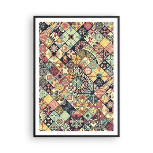 Poster in cornice nera - L'atmosfera del Marocco - 70x100 cm