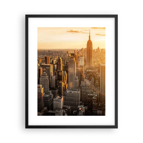 Poster in cornice nera - Crescere al sole - 40x50 cm