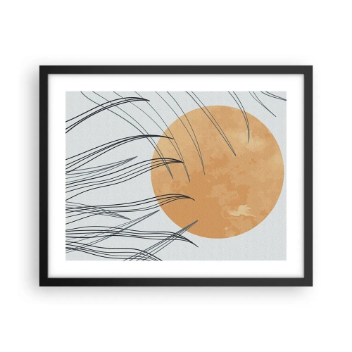Poster in cornice nera - Sempre verso il sole - 50x40 cm