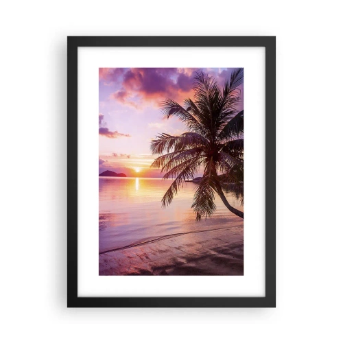 Poster in cornice nera - Beatitudine a perdita d'occhio - 30x40 cm