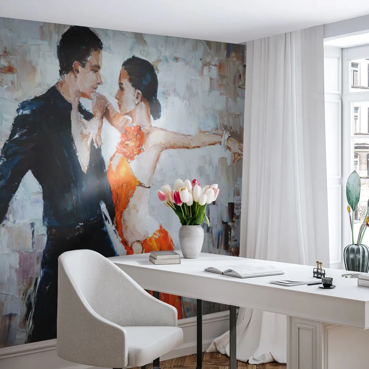 Fotomurali Premium Canvas - Dirty dancing - Astrazione, Danza, Tango - 200x140 cm