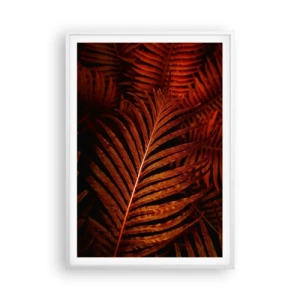 Poster in cornice bianca - Il calore della vita - 70x100 cm