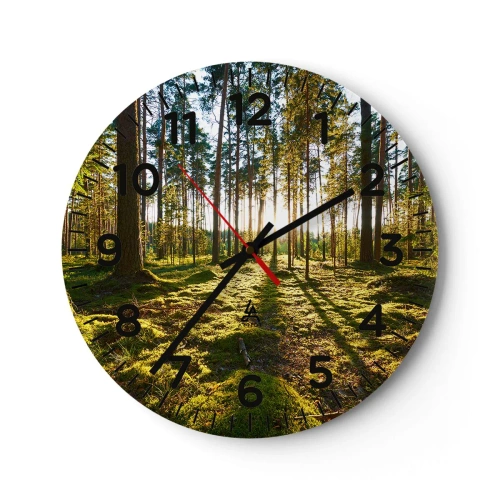 Orologio da parete - Orologio in Vetro - …dopo sette foreste - 40x40 cm