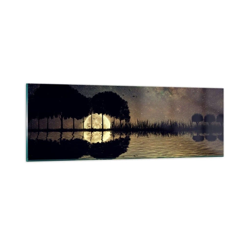 Quadro su vetro - Notte ai confini del mondo - 90x30 cm