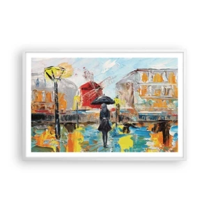 Poster in cornice bianca - Leggende di Parigi - 91x61 cm