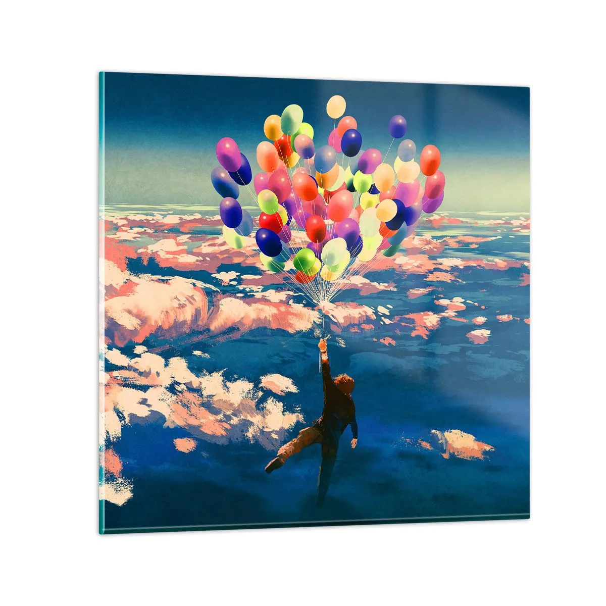 Quadro su vetro - Il sogno dell'infanzia realizzato - 60x60 cm