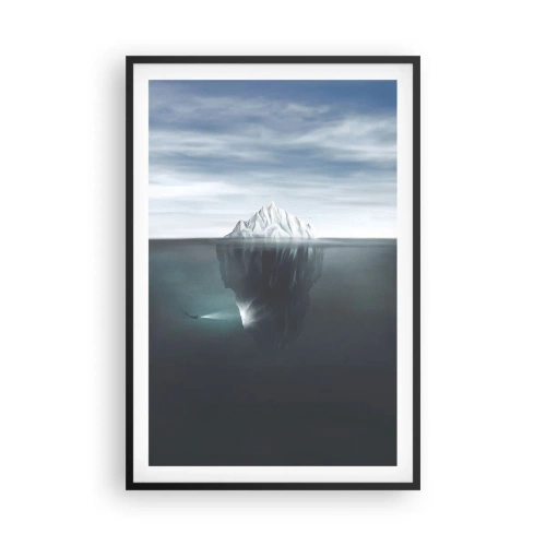 Poster in cornice nera - Mistero sottomarino - 61x91 cm