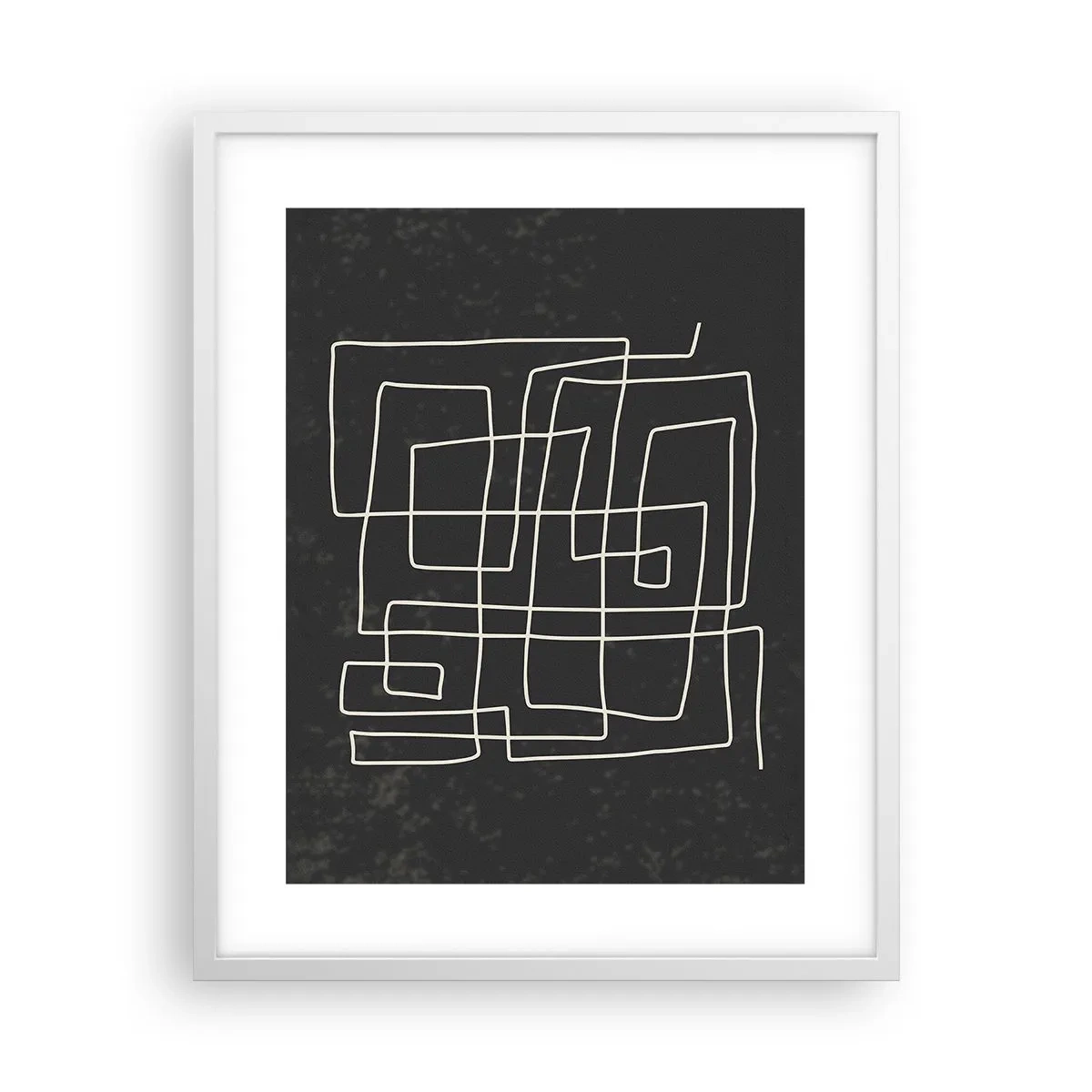Poster in cornice bianca - Non è così semplice - 40x50 cm