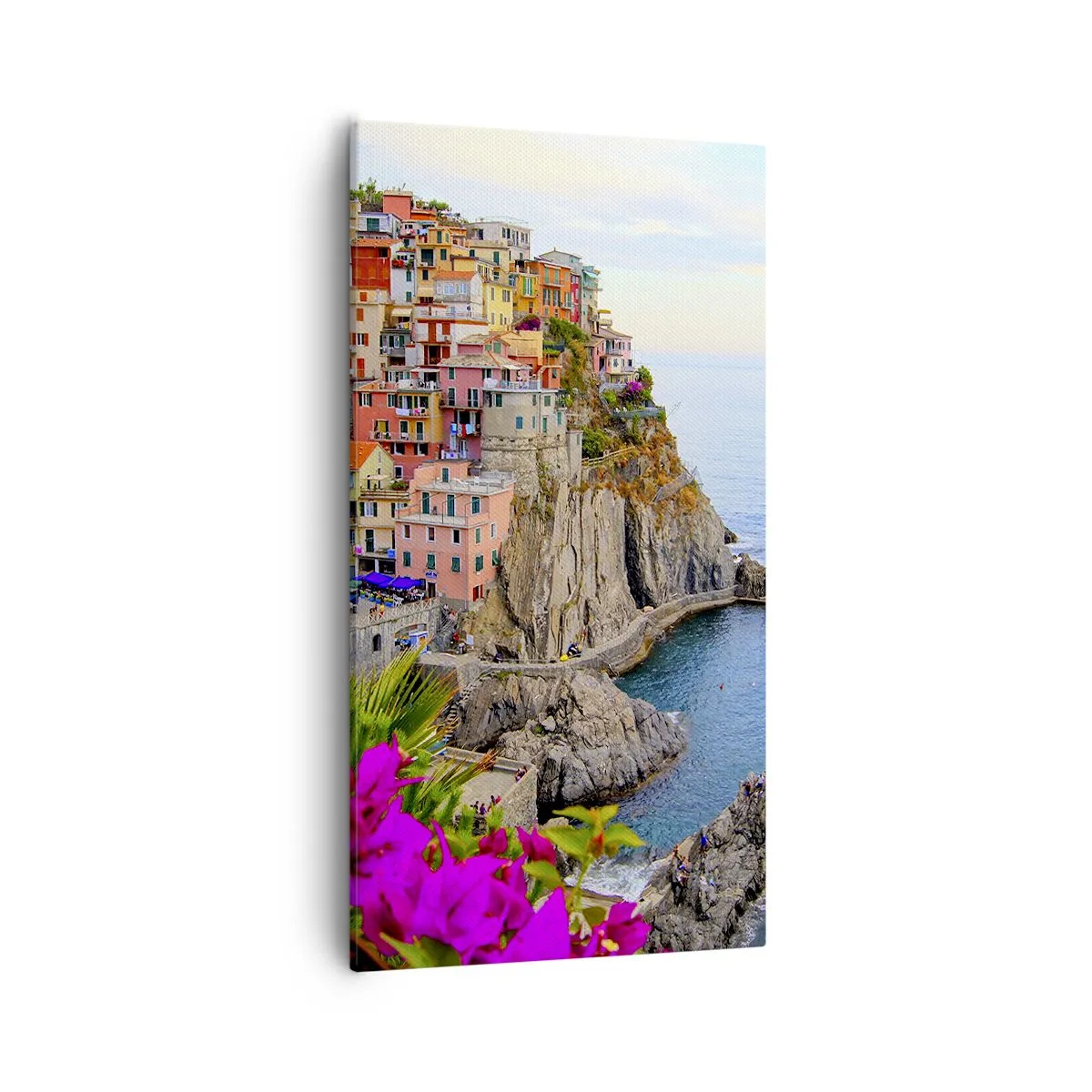 Quadro su tela - Stampe su Tela - La città che ride - 55x100 cm