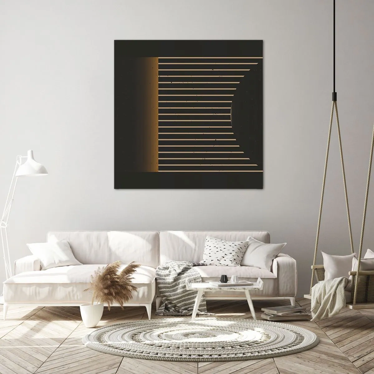 Quadro su tela - Stampe su Tela - Esaminare l'oscurità - 50x50 cm