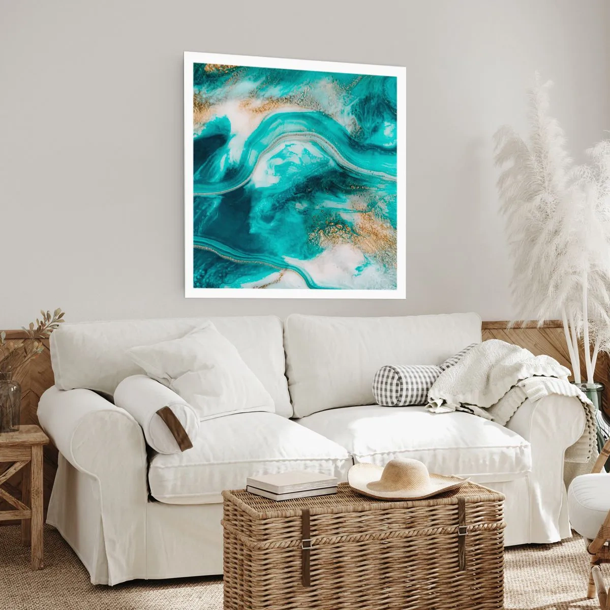 Poster - Il fiume d'oro - 40x40 cm