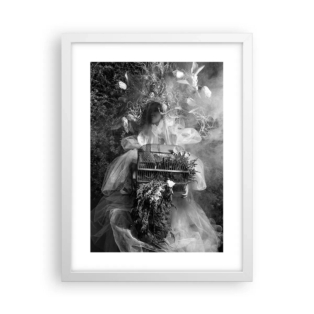 Poster in cornice bianca - Madre natura stessa - 30x40 cm