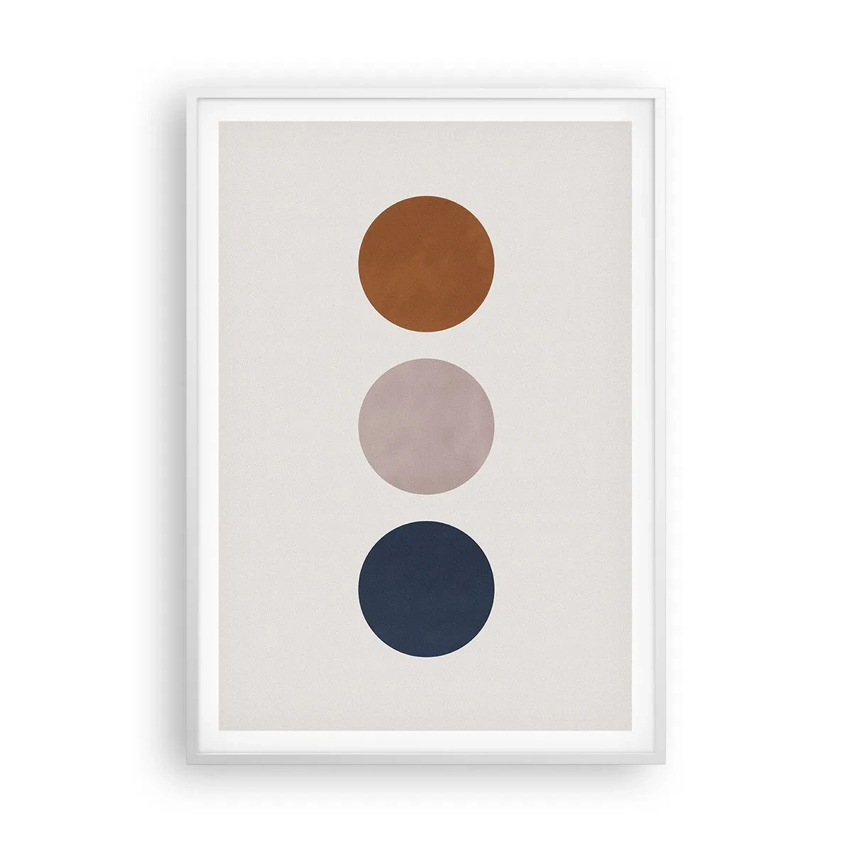 Poster in cornice bianca - Simbolo di perfezione - 70x100 cm