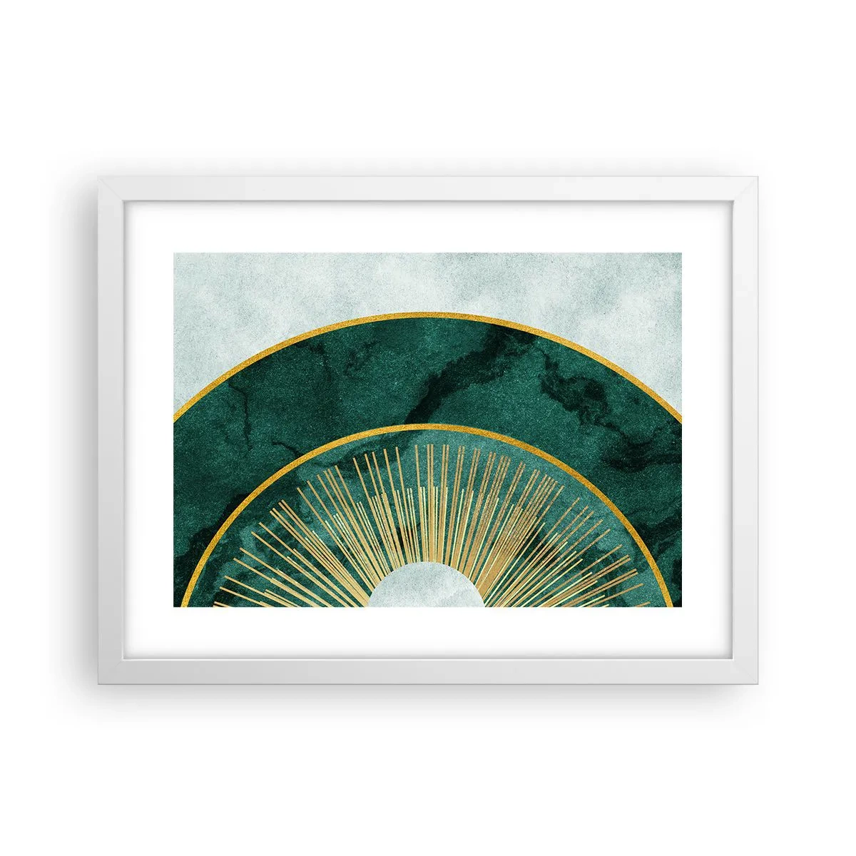 Poster in cornice bianca - Un altro sistema solare - 40x30 cm