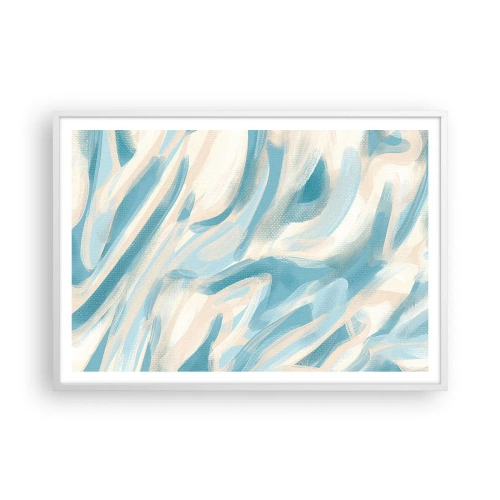 Poster in cornice bianca - Brezze primaverili - 100x70 cm